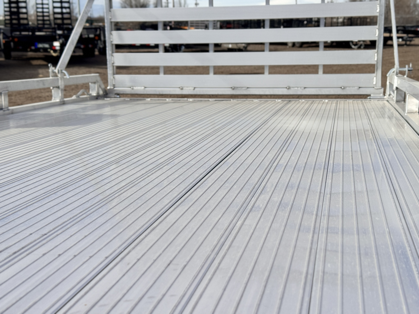 New 2026 Black Rhino 7-14 Aluminum Ramp Gate Utility - Low Pro Series - 3K GVWR