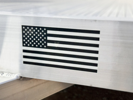 New 2026 Black Rhino 7-14 Aluminum Ramp Gate Utility - Low Pro Series - 3K GVWR