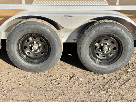 New 2026 BRMI 7-16 Aluminum Tandem Axle Ramp Gate Utility EX - landscape Series