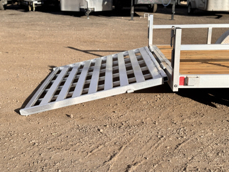 New 2026 BRMI 7-16 Aluminum Tandem Axle Ramp Gate Utility EX - landscape Series