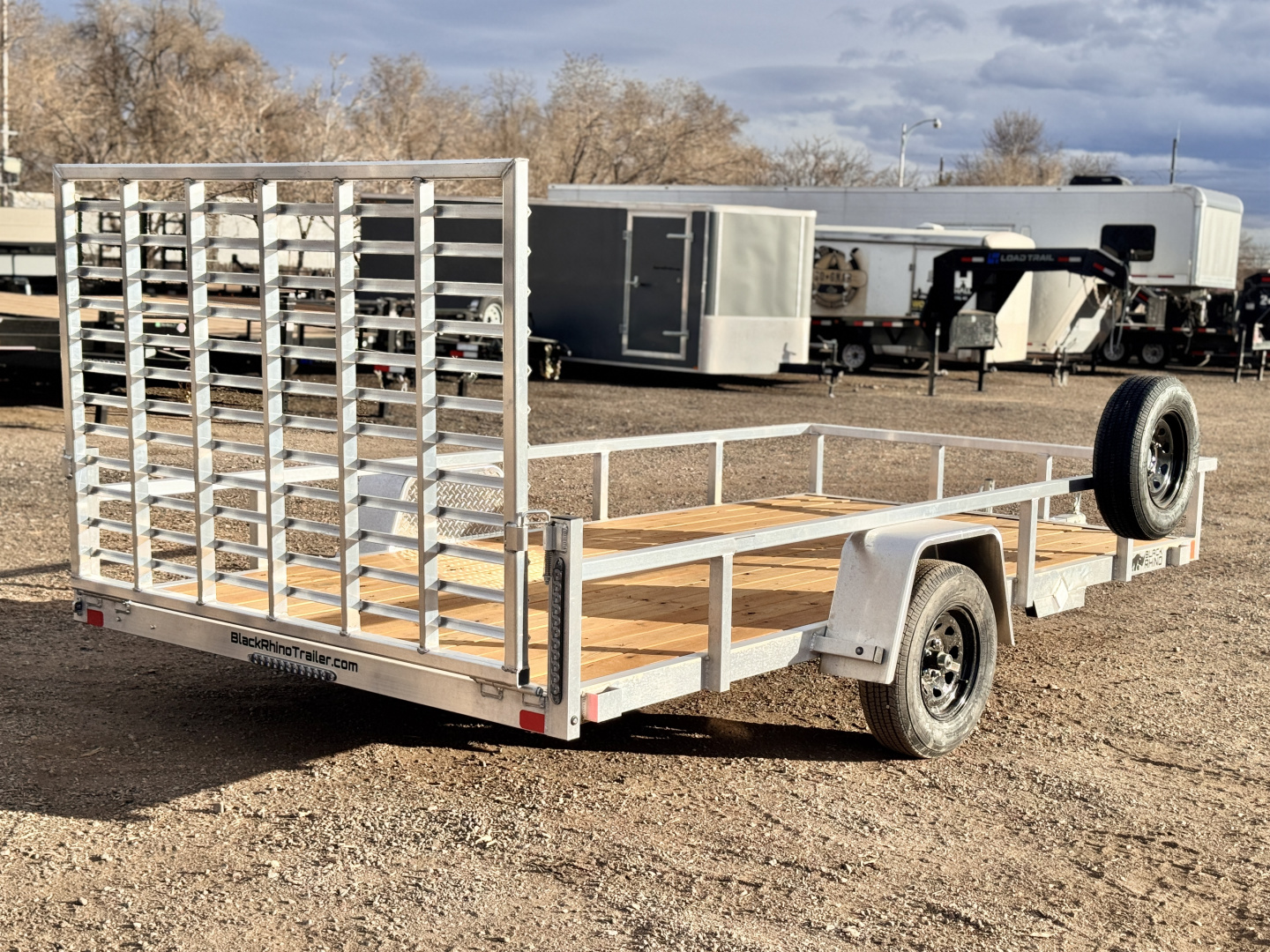 New 2026 BRMI 7-14 Aluminum Ramp Gate Utility EX - Landscape Series