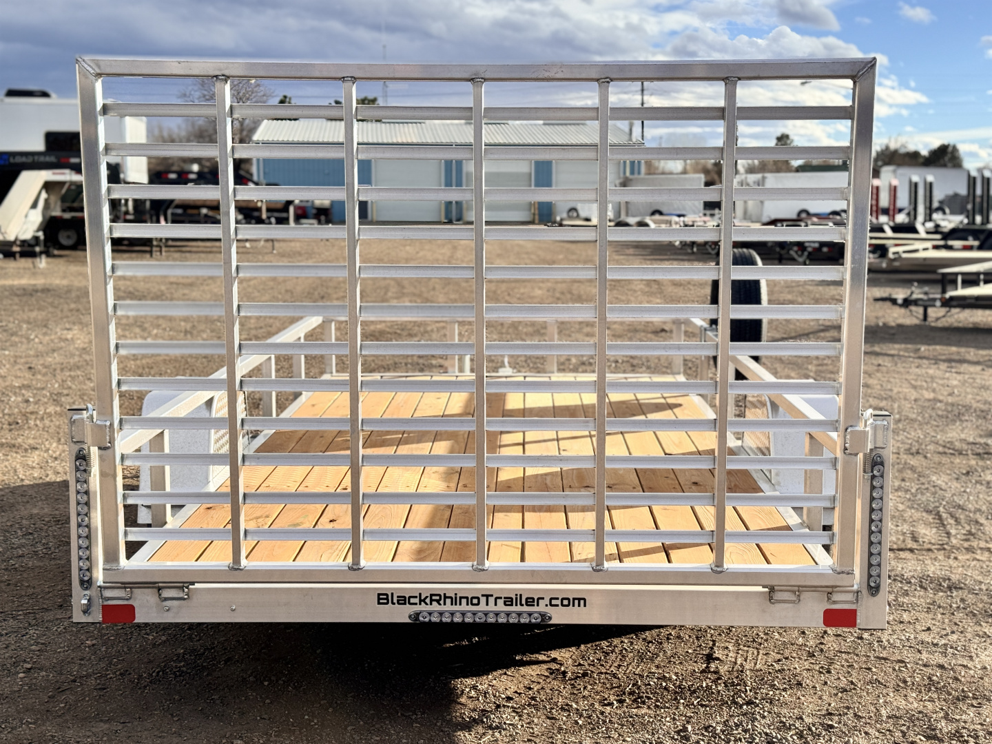 New 2026 BRMI 7-14 Aluminum Ramp Gate Utility EX - Landscape Series