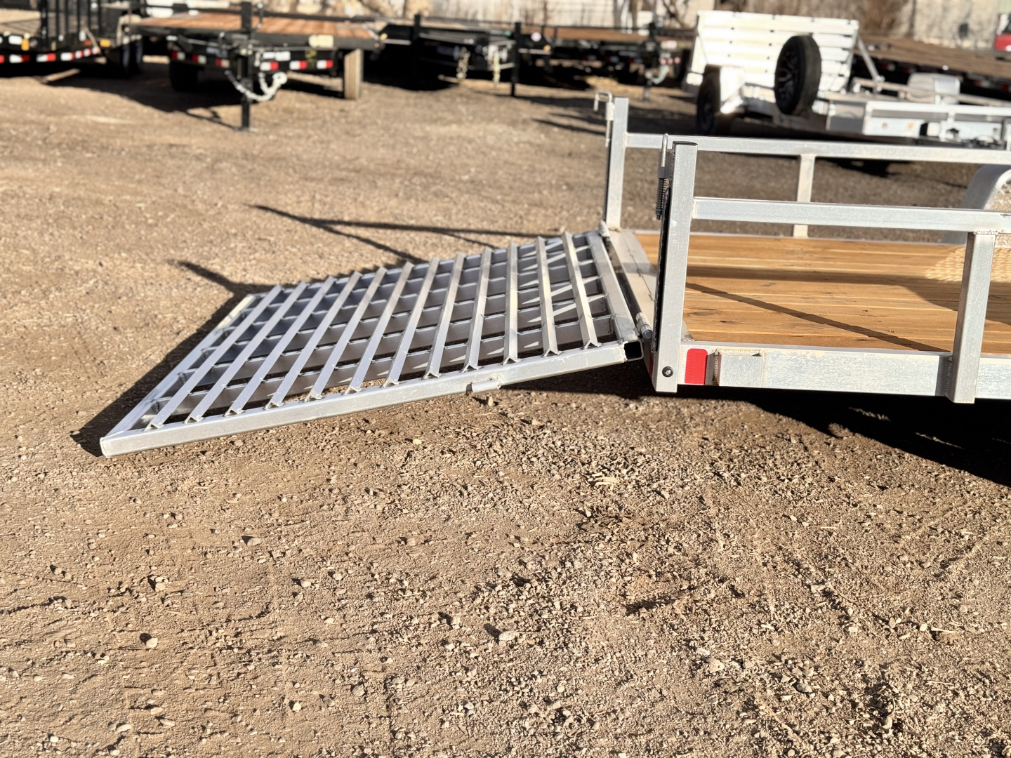 New 2026 BRMI 7-14 Aluminum Ramp Gate Utility EX - Landscape Series