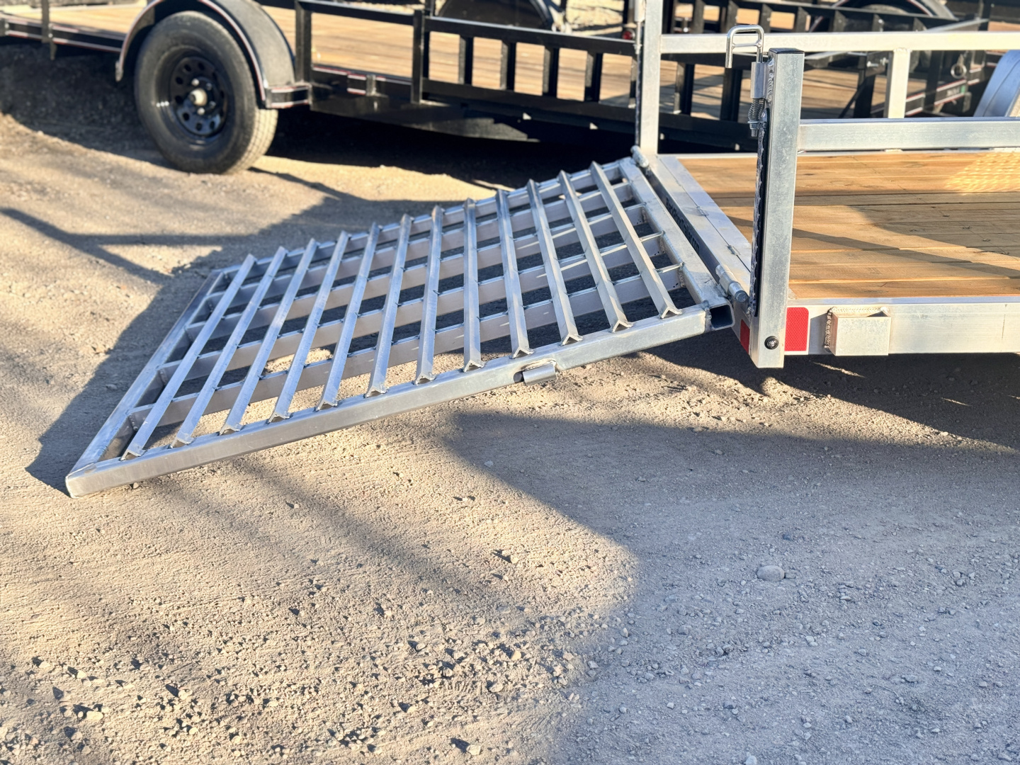 New 2026 Black Rhino 6-12 Aluminum Ramp Gate Utility - EX Landscape Series - 3K GVWR