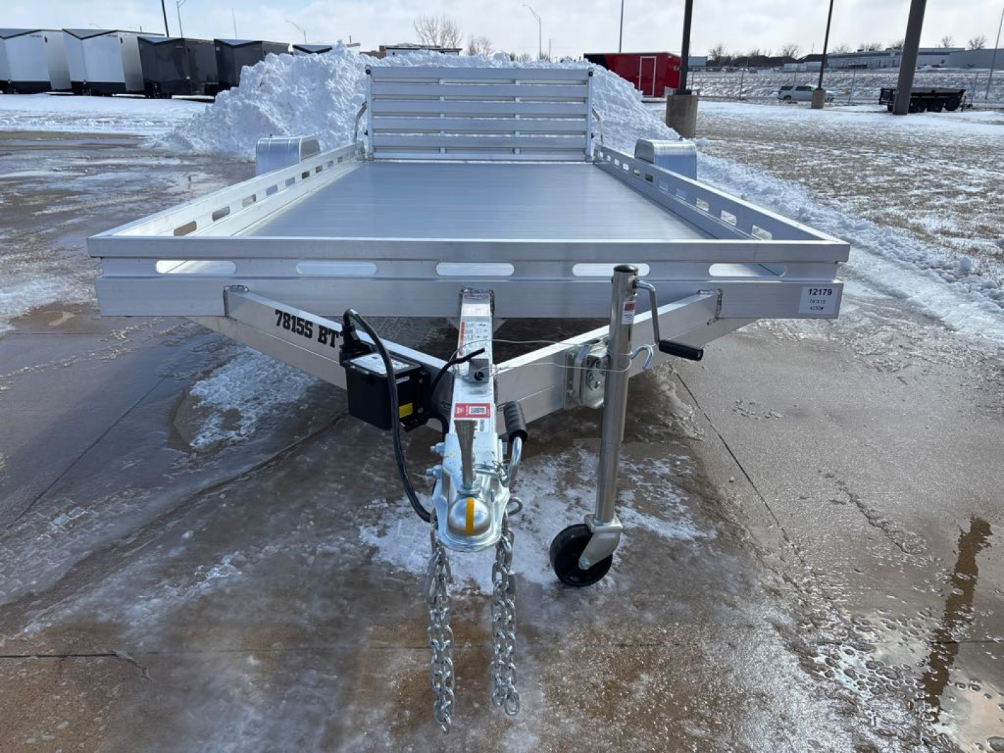 New 2027 Aluma 7815S-EL-BT Utility Trailer