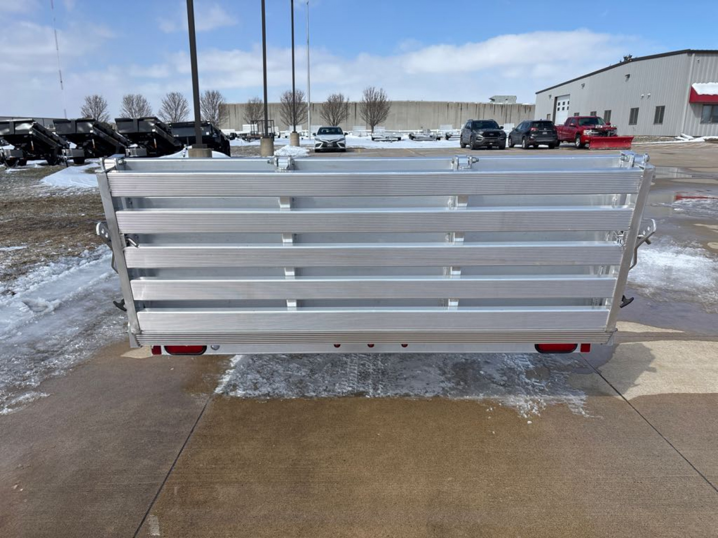 New 2027 Aluma 7815S-EL-BT Utility Trailer