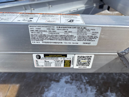 New 2027 Aluma 7815S-EL-BT Utility Trailer