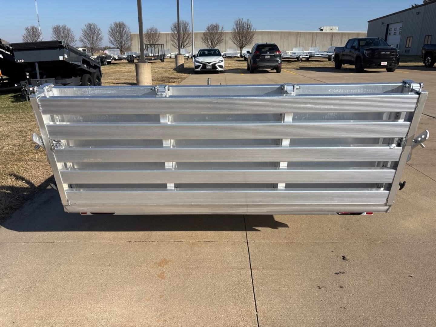 New 2027 Aluma 7816TA-EL-BT-RTD Utility Trailer