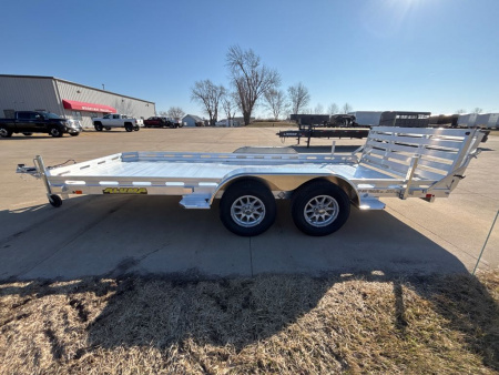 New 2027 Aluma 7816TA-EL-BT-RTD Utility Trailer