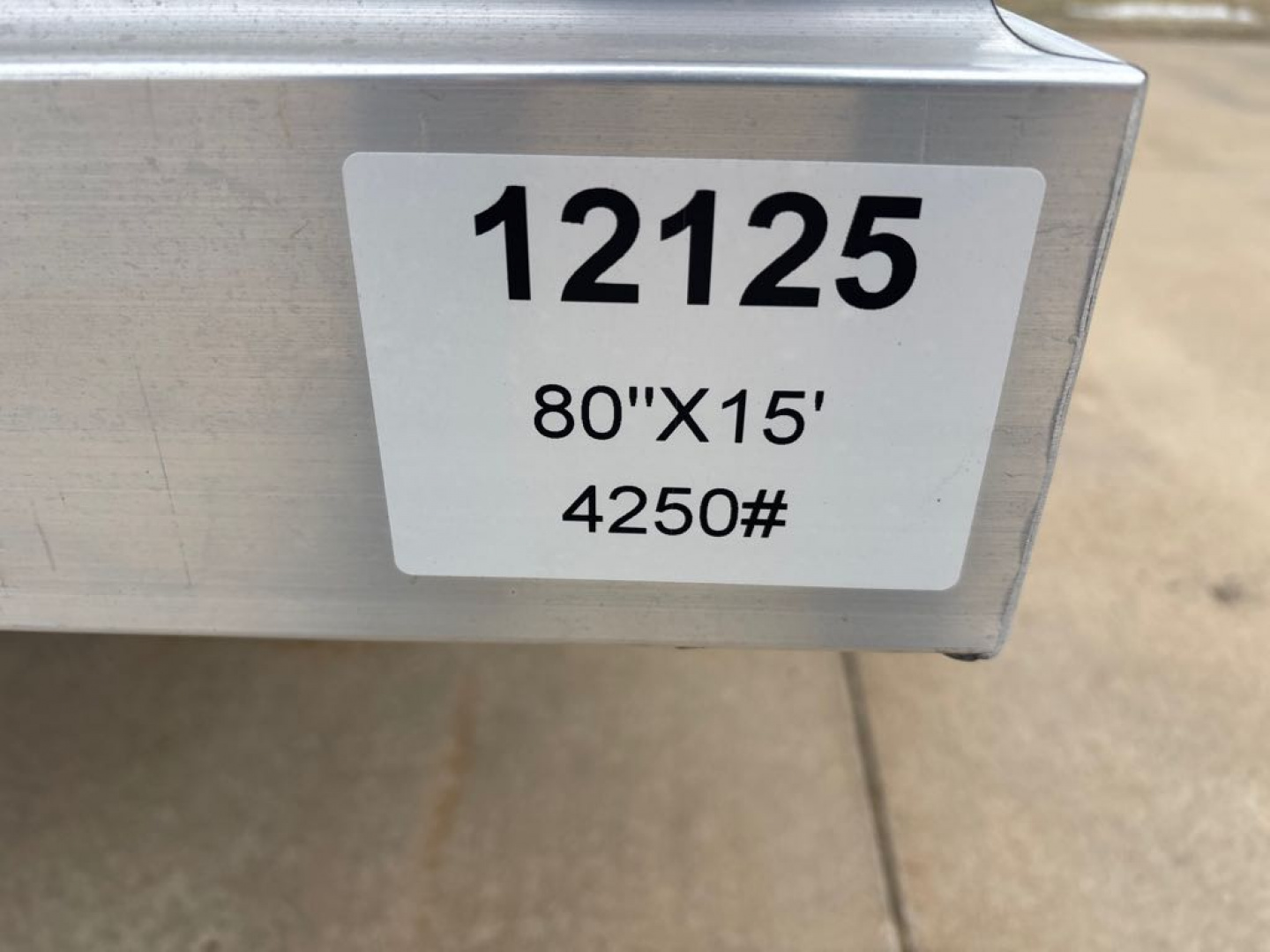 New 2027 Aluma 8015TILT-S-EL Utility Trailer