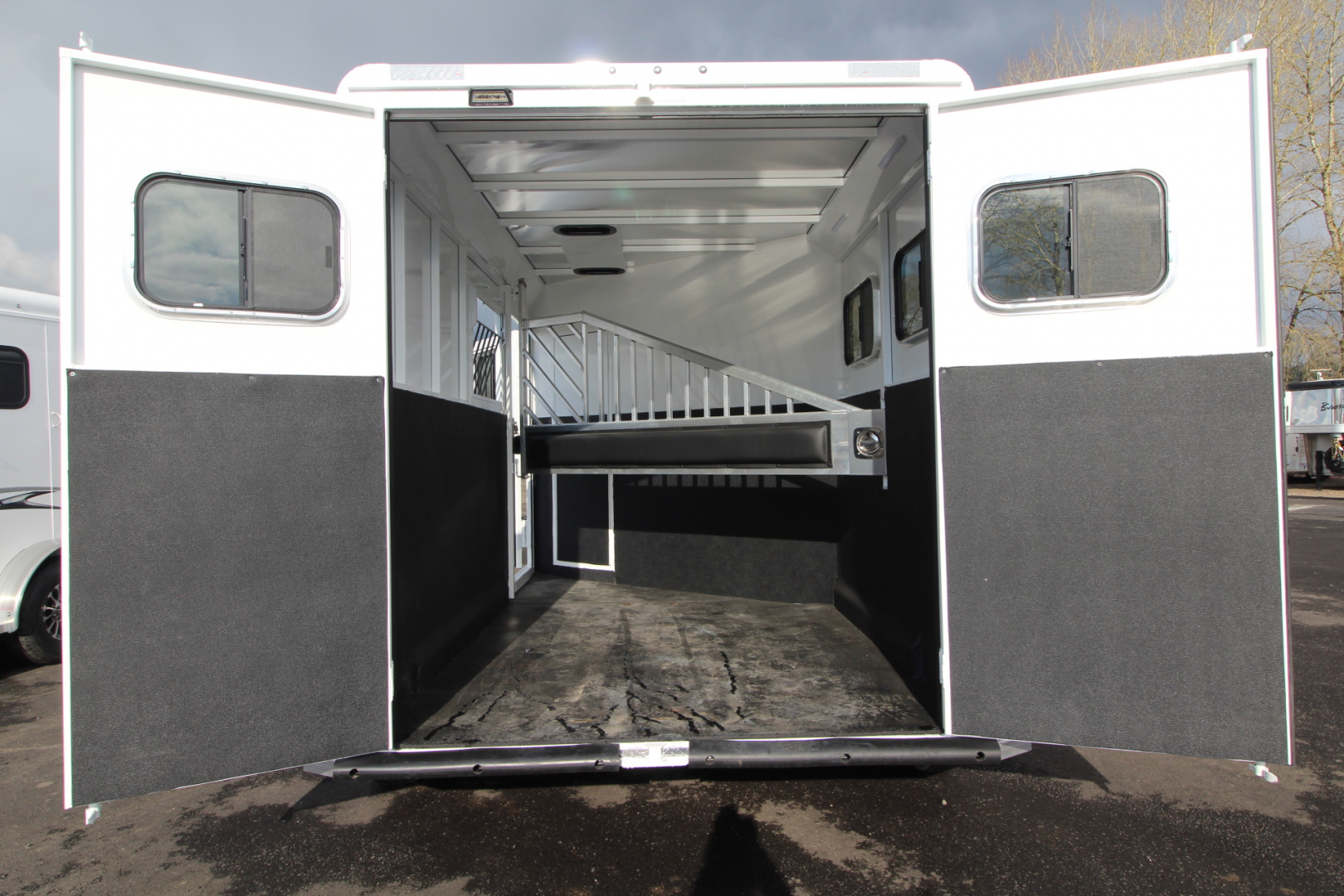 New 2026 Trails West Classic 7x7 Living Quarters Weekender 2 Horse Trailer