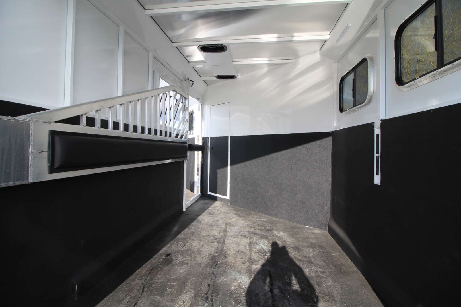 New 2026 Trails West Classic 7x7 Living Quarters Weekender 2 Horse Trailer