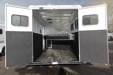 New 2026 Trails West Classic 7x7 Living Quarters Weekender 2 Horse Trailer