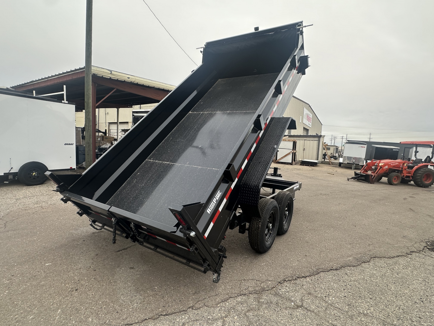 New 2025 Sure-Trac 7X14 14K Tel HD LP Dump Trailer