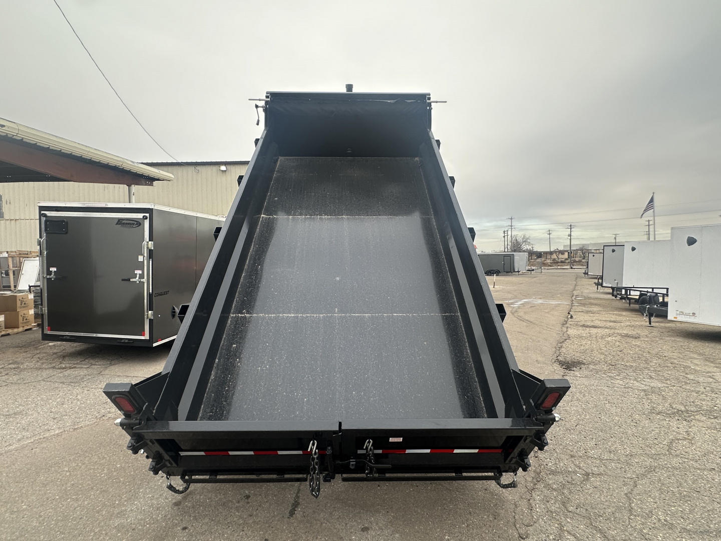 New 2025 Sure-Trac 7X14 14K Tel HD LP Dump Trailer