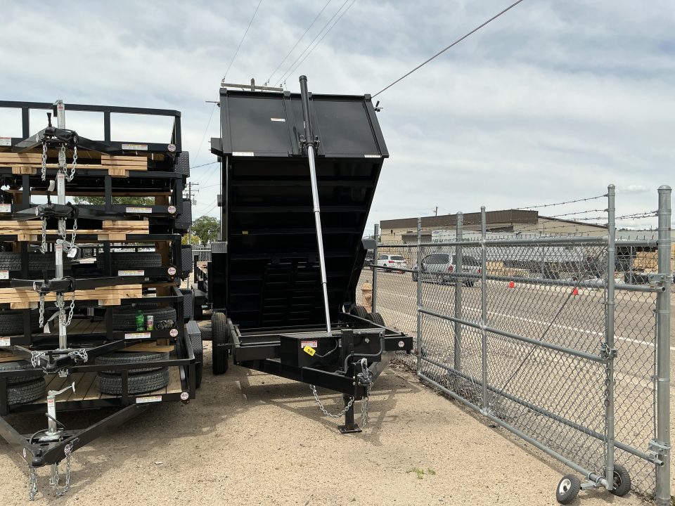 New 2025 Sure-Trac 7X14 14k 3' Sides HD Dump Trailer