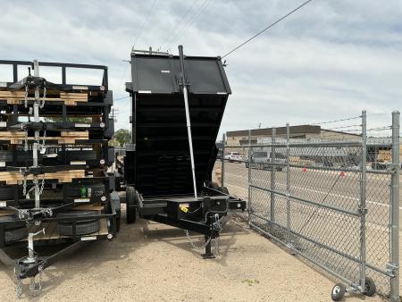 New 2025 Sure-Trac 7X14 14k 3' Sides HD Dump Trailer
