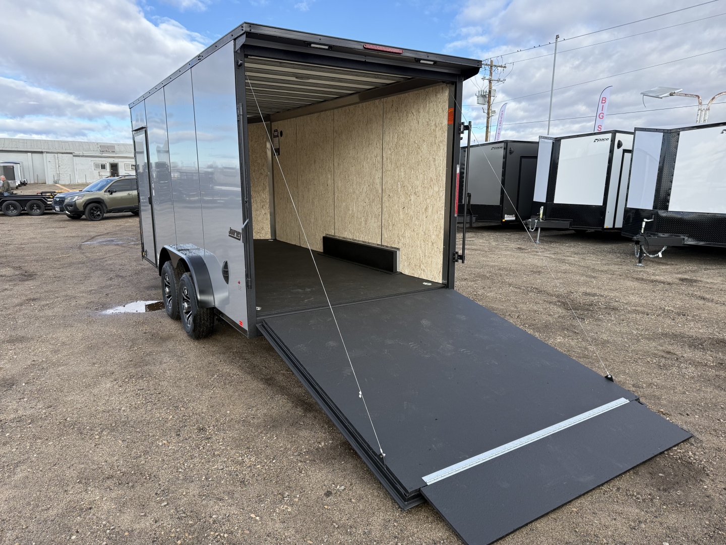 New 2026 Pace American 7.5X16 10K Journey Cargo / Enclosed Trailer