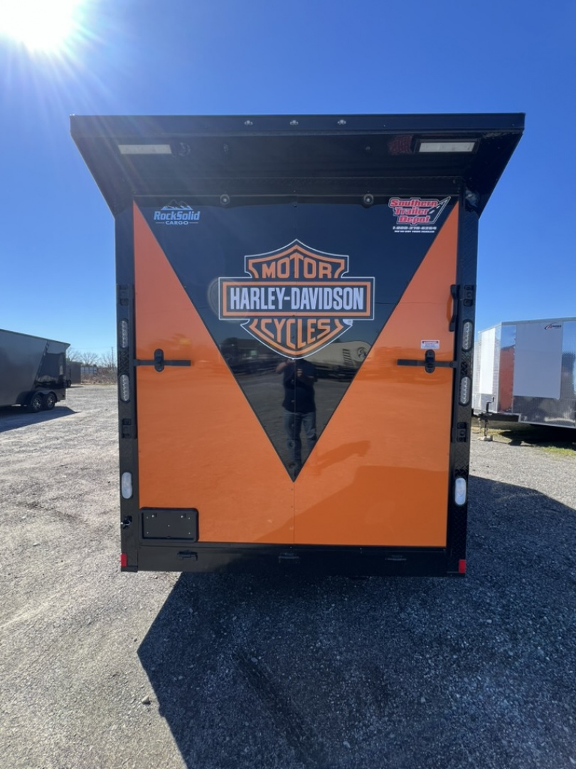 New 2026 Rock Solid Cargo 7x16 Pro Series Motorcycle Trailer
