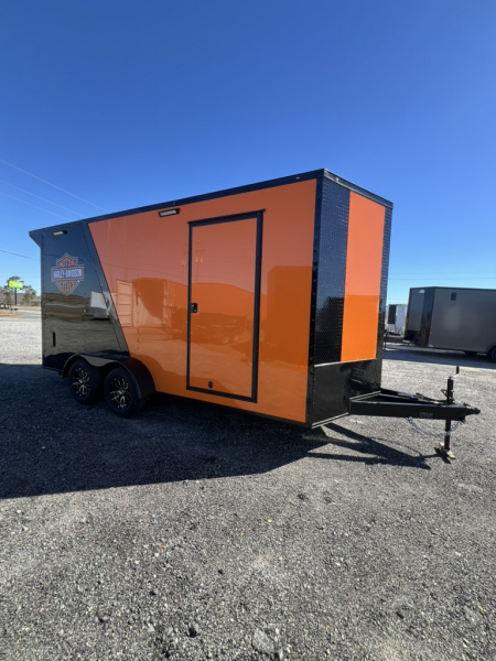 New 2026 Rock Solid Cargo 7x16 Motorcycle Trailer