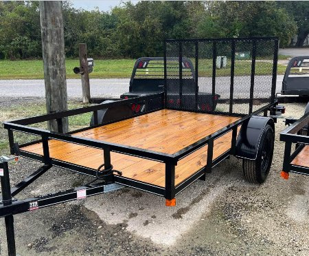 New 2026 P & T Trailers 6X10AFG Utility Trailer