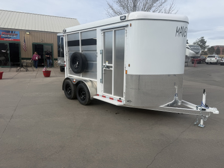 New 2026 C & B Quality Trailer Works MAV13-2HS Horse Trailer