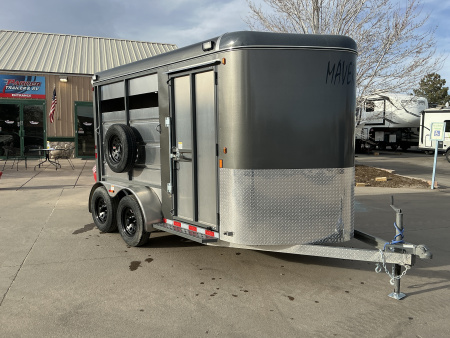New 2026 C & B Quality Trailer Works MAV13-2HS Horse Trailer