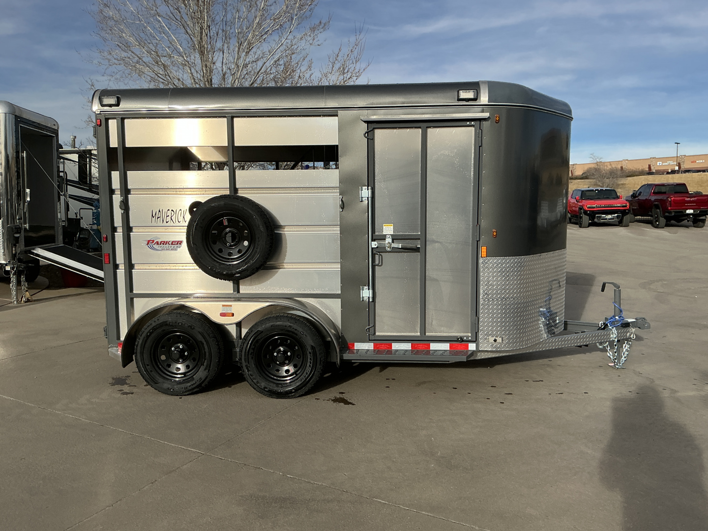 New 2026 Maverick 2 Place Horse Trailer