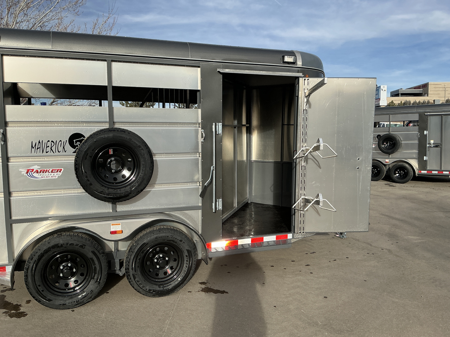 New 2026 Maverick 2 Place Horse Trailer