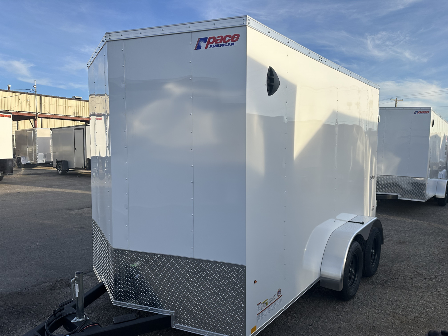 New 2026 Pace American 7x12 7K Outback Dlx Cargo / Enclosed Trailer