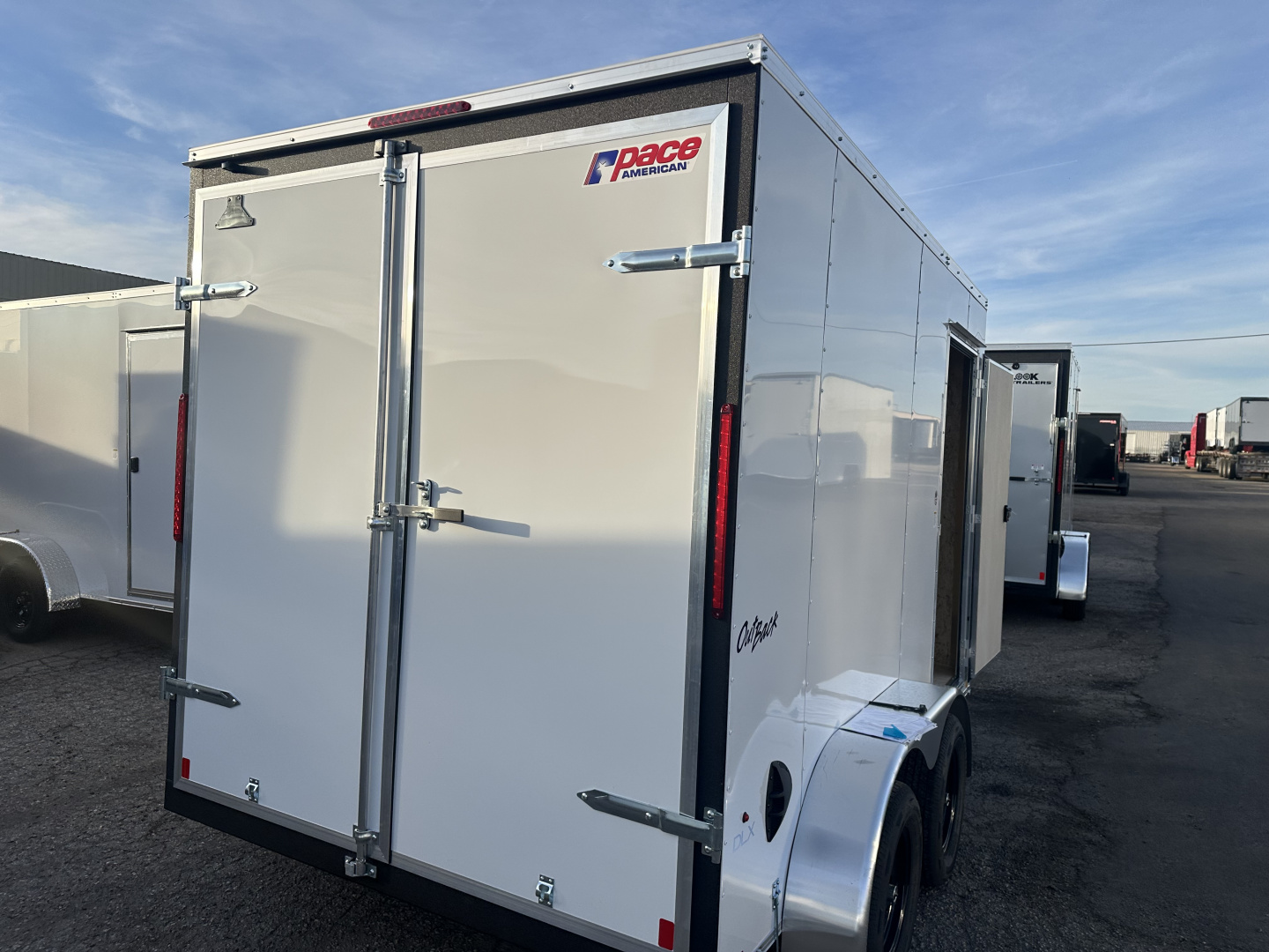 New 2026 Pace American 7x12 7K Outback Dlx Cargo / Enclosed Trailer