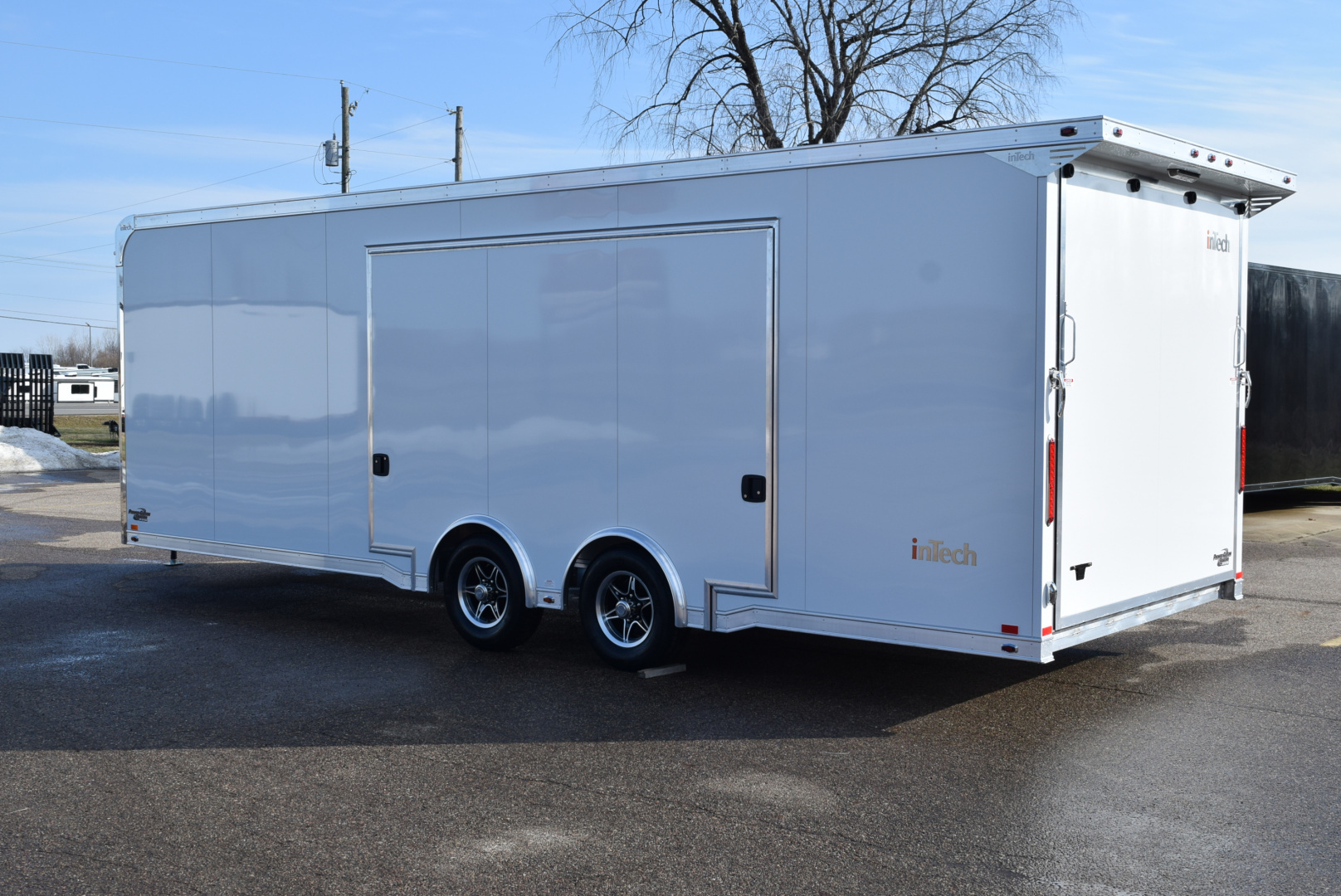 New INTECH 8.5x24 LITE SERIES ALL ALUMINUM CAR HAULER