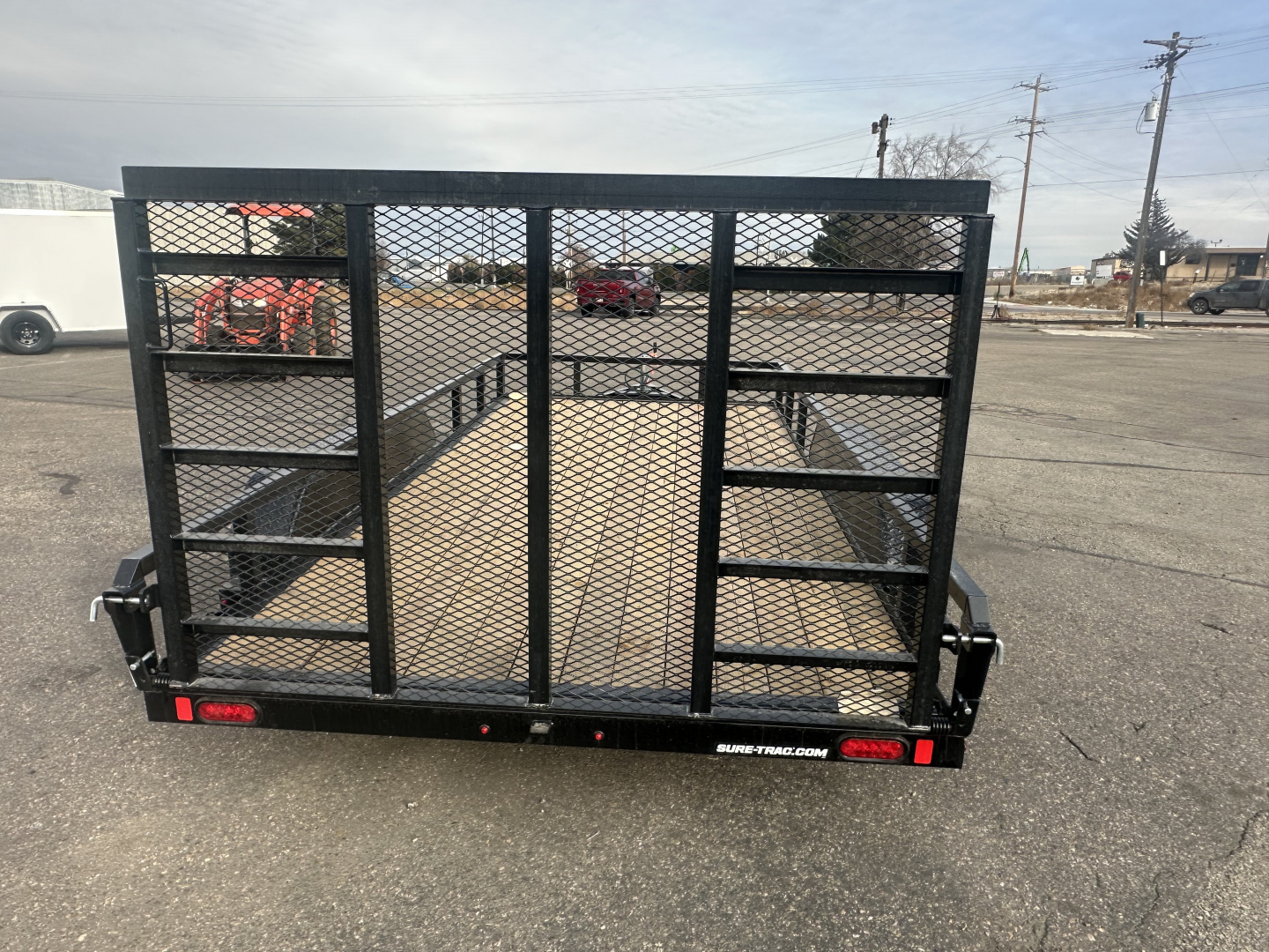 New 2026 Sure-Trac 7X14 7K Tube Top Utility Trailer