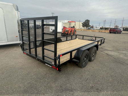New 2026 Sure-Trac 7X14 7K Tube Top Utility Trailer
