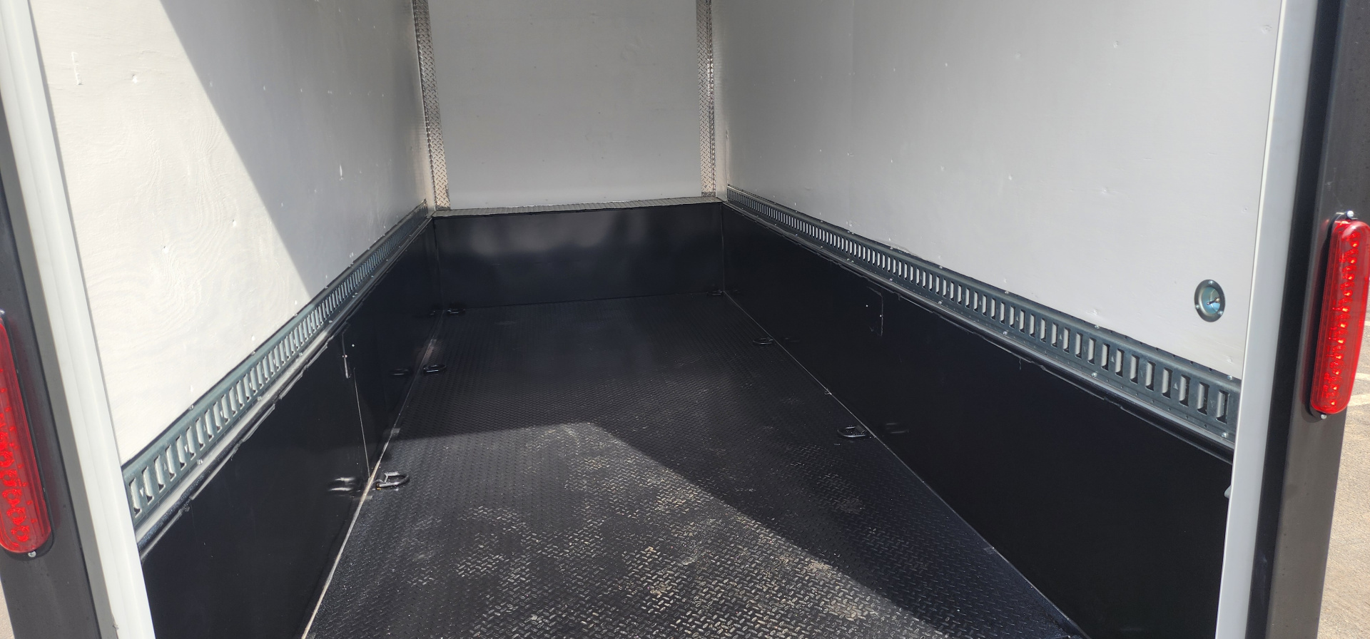 New 6'3" x 15'9" Air-Tow E16-XL Enclosed Drop Deck Equipment Trailer 15k**BLACKOUT BLACK