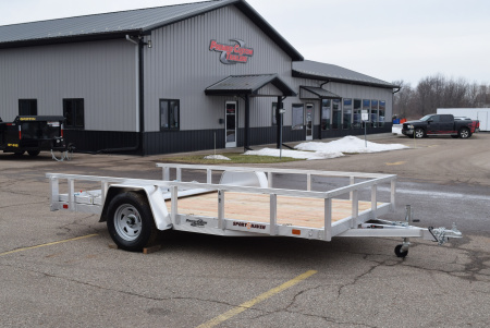 New 2026 Sport Haven 7x12 Aluminum Utility Trailer
