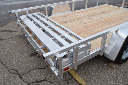 New 2026 Sport Haven 7x12 Aluminum Utility Trailer