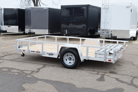 New 2026 Sport Haven 7x12 Aluminum Utility Trailer