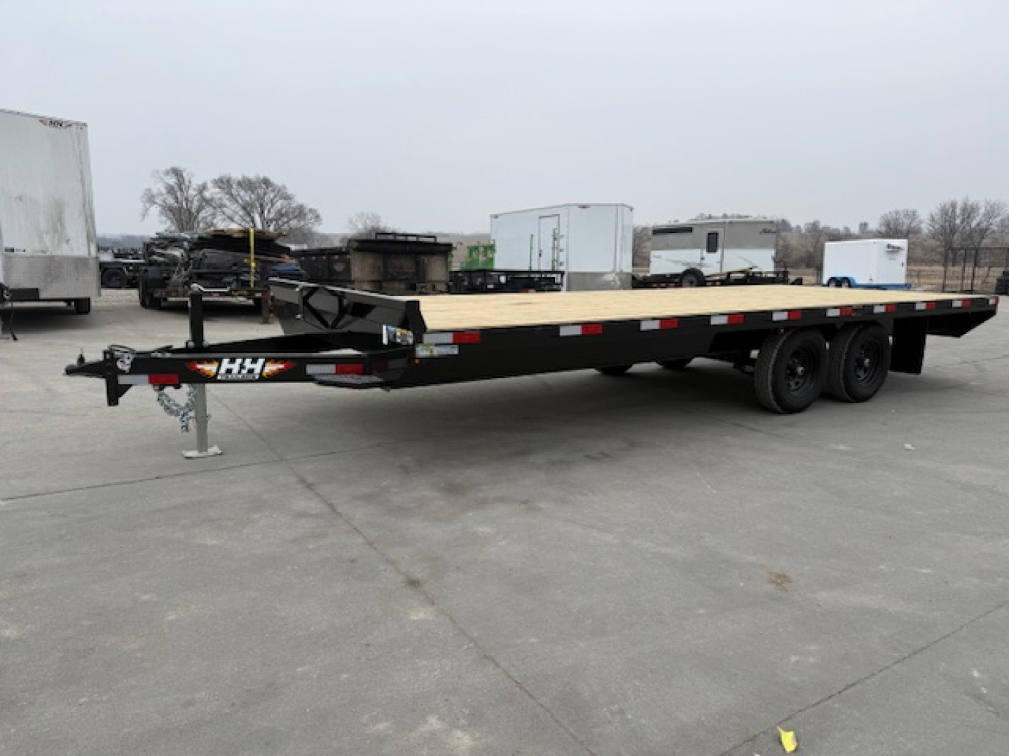 New 2026 H&H 102"x20' 10k Standard Duty Bumper Pull Deckover Trailer