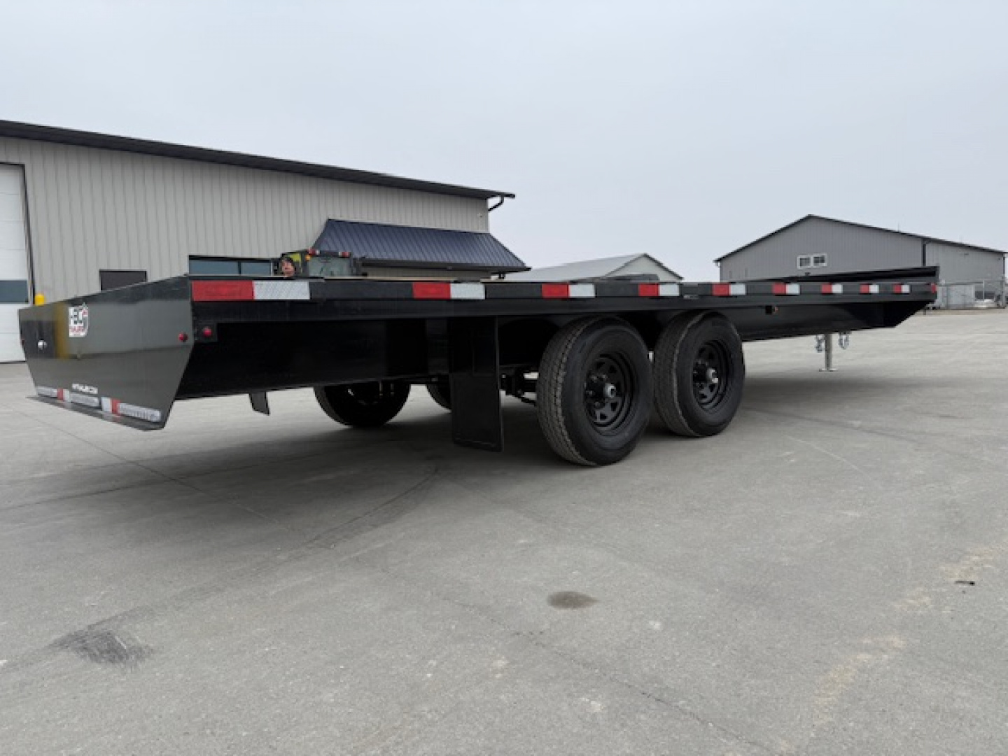 New 2026 H&H 102"x20' 10k Standard Duty Bumper Pull Deckover Trailer