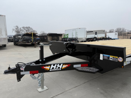 New 2026 H&H 102"x20' 10k Standard Duty Bumper Pull Deckover Trailer