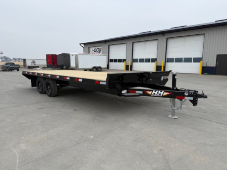 New 2026 H&H 102"x20' 10k Standard Duty Bumper Pull Deckover Trailer