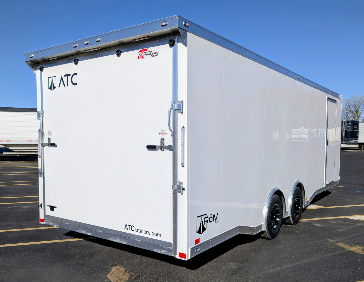 New ATC 8.5x24' RoM 400 Base Edition Aluminum Car / Racing Trailer