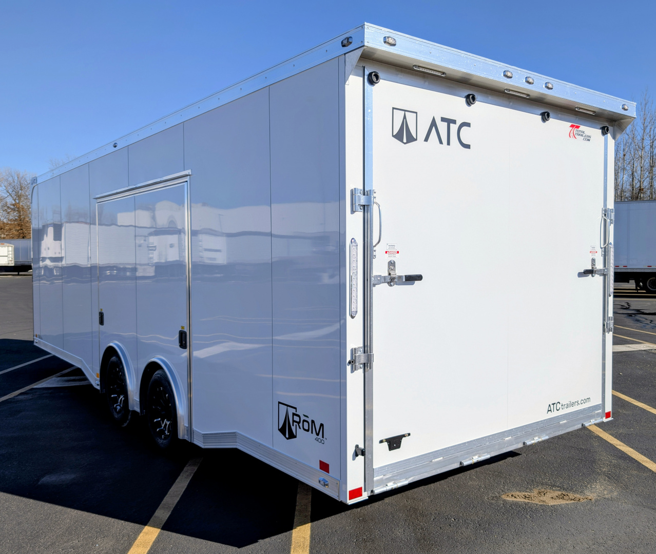 New ATC 8.5x24' RoM 400 Base Edition Aluminum Car / Racing Trailer