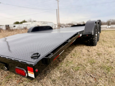 New 2026 Sure-Trac 7X20 (16+4) Steel Deck 10K Car Hauler