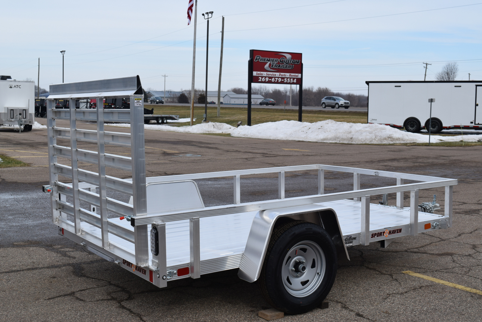New 2026 Sport Haven 6x10 Aluminum Utility Trailer
