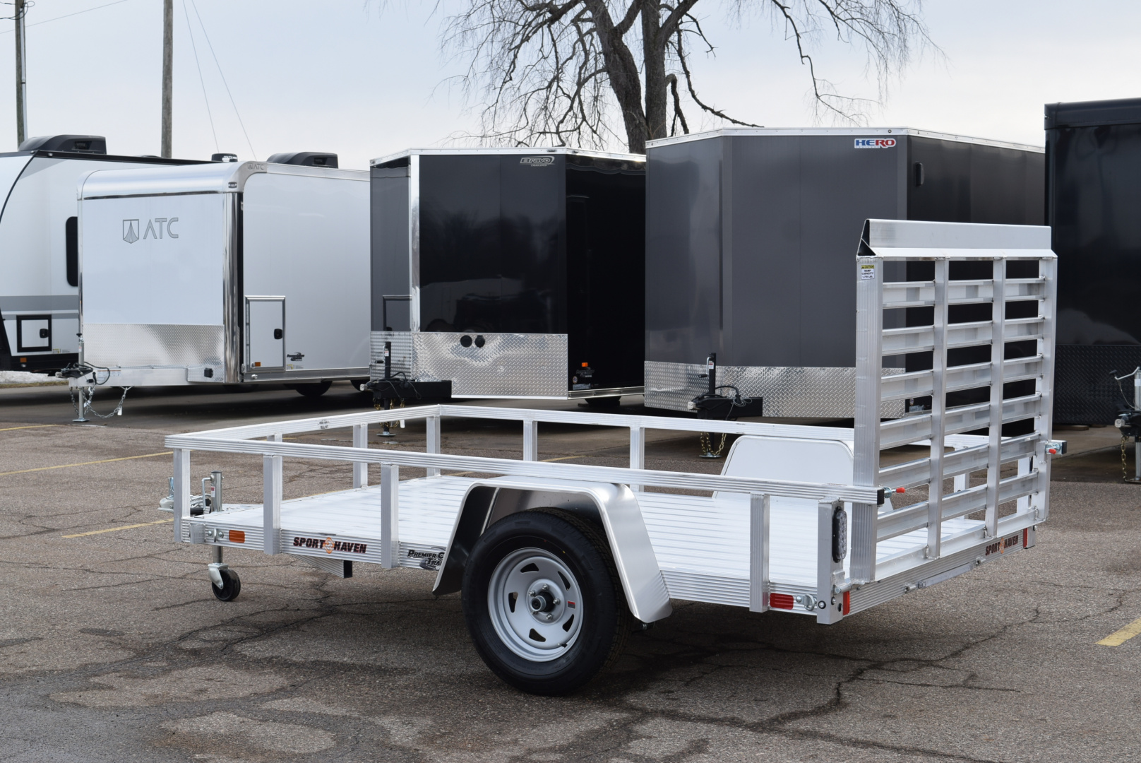 New 2026 Sport Haven 6x10 Aluminum Utility Trailer