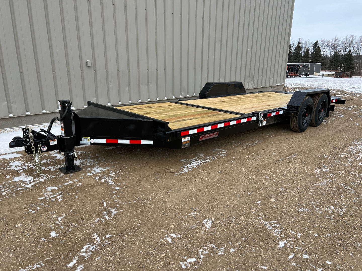 New 2026 Midsota 22' Tiltbed 8K Axles Tilt Trailer