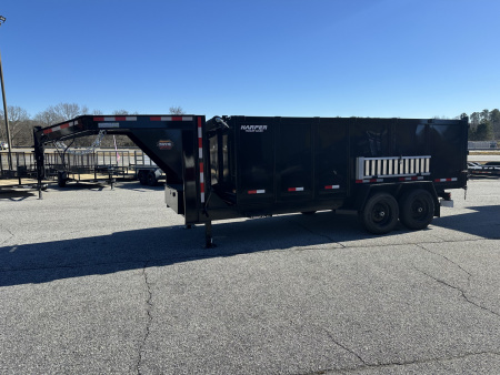 New 2026 PROSPECTOR HD 7X16 16K GOOSENECK DUMP TRAILER WITH 4' WALLS