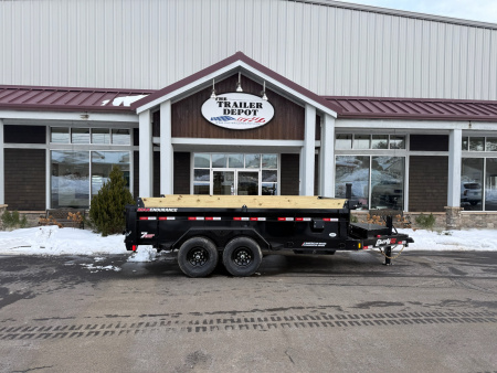 New Liberty 6'11  x 14' Telescopic Dump Trailer 15.4K